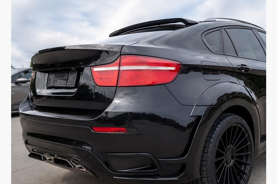 BMW X6 E71 2008–2014 Takspoiler (svart högglans) Image