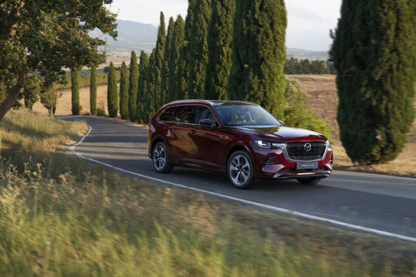 Test av Mazda CX-80: Premiumfamilje-SUV
