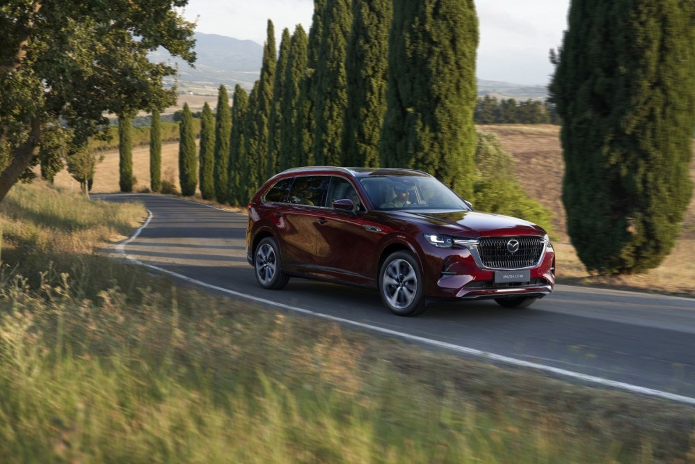 Test av Mazda CX-80: Premiumfamilje-SUV