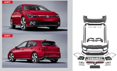 Volkswagen Golf 8 2019– GTI bodykit-kit foto 1