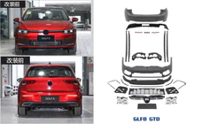 Volkswagen Golf 8 2019– GTD bodykit-sats foto 1