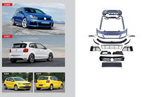 Volkswagen Polo 2010–2017 R karossats foto 1
