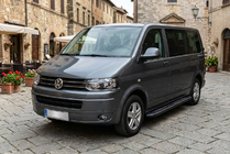 Volkswagen T5 2010–2015 Sidosteg Bosphorus Black (2 st, aluminium) Kort hjulbas foto 1