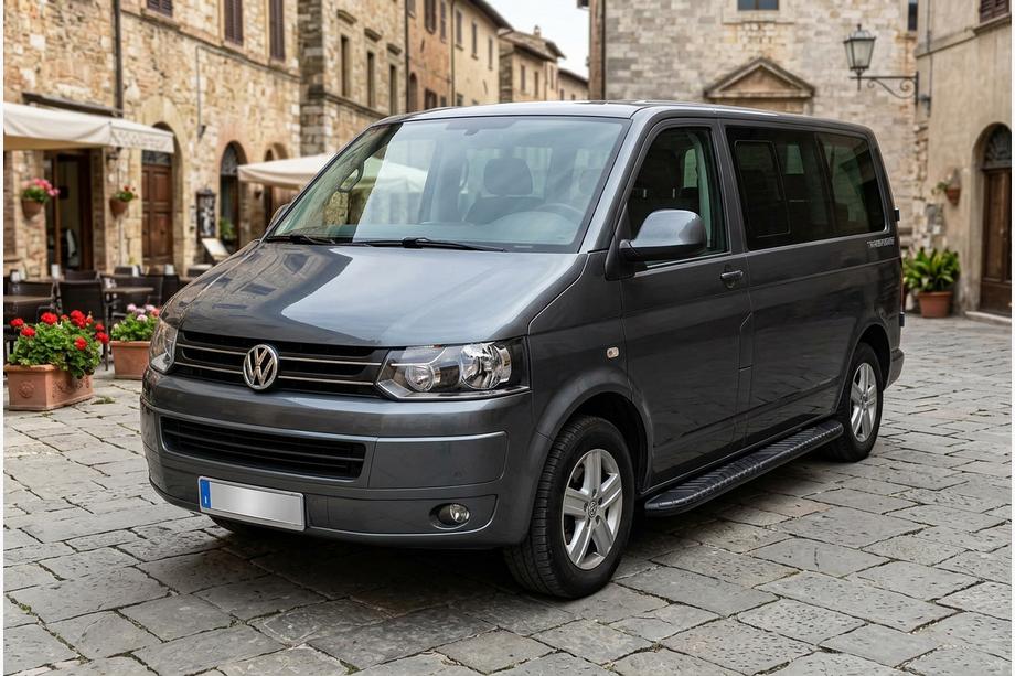 Volkswagen T5 2010–2015 Sidosteg Bosphorus Black (2 st, aluminium) Kort hjulbas Image