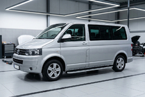 Volkswagen T5 2010–2015 Sidosteg Tayga (2 st, aluminium) Endast för kort hjulbas foto 1
