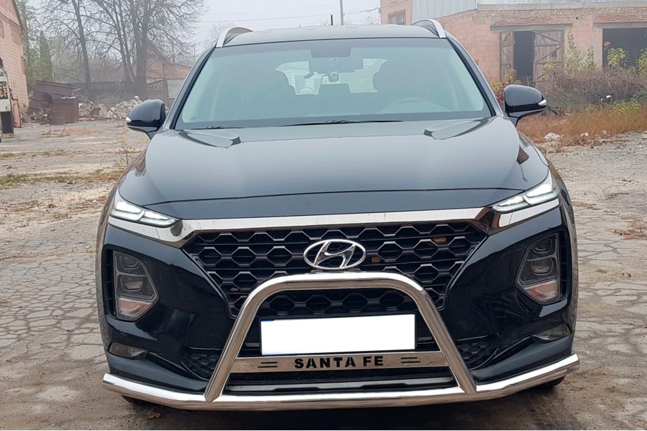 Hyundai Santa Fe 4 2018–2023 Kängurubåge "med mustasch" WT006 (rostfritt stål) Image