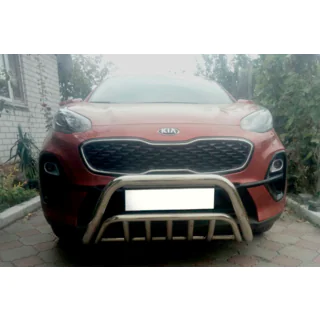 Främre frontbåge WT002 (rostfritt stål) Kia Sportage 2015–2021 foto 2