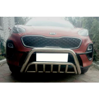 Främre frontbåge WT002 (rostfritt stål) Kia Sportage 2015–2021 foto 1