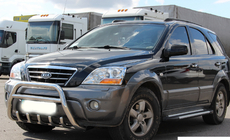 Kia Sorento I BL 2002–2009 Kofångarbåge WT003-2 (rostfritt stål) foto 4