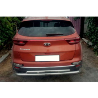 Bakre skyddsbåge AK002-2 (rostfritt stål) Kia Sportage 2015–2021 foto 1