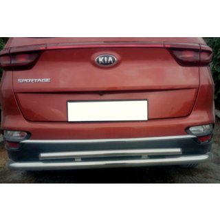 Bakre skyddsbåge AK002-2 (rostfritt stål) Kia Sportage 2015–2021 foto 2