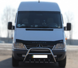 Mercedes Sprinter W901/902/903/904/905 1995–2006 Frontbåge WT003 (rostfritt stål) foto 1