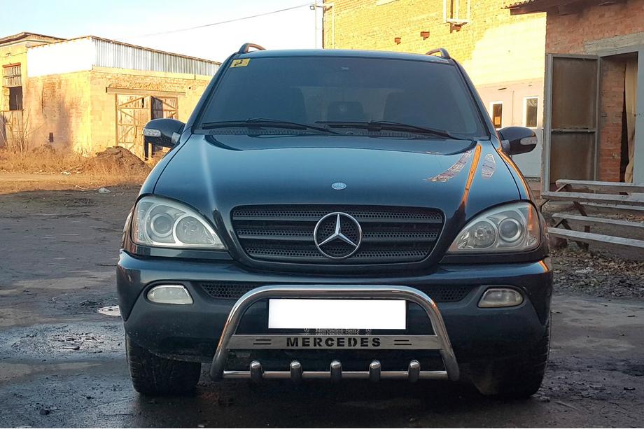 Mercedes ML W163 1997–2005 Frontbåge WT004 (rostfritt) Foto 2