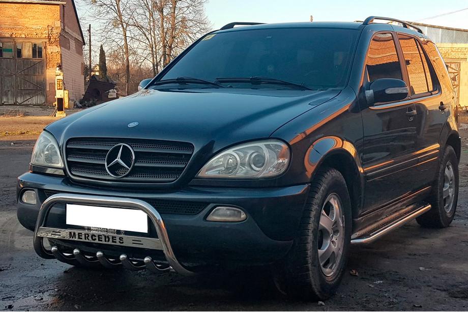 Mercedes ML W163 1997–2005 Frontbåge WT004 (rostfritt) Foto 3