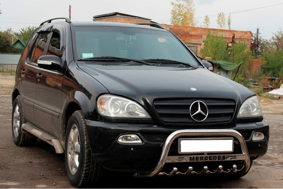 Mercedes ML W163 1997–2005 Frontbåge WT004 (rostfritt) Foto 4