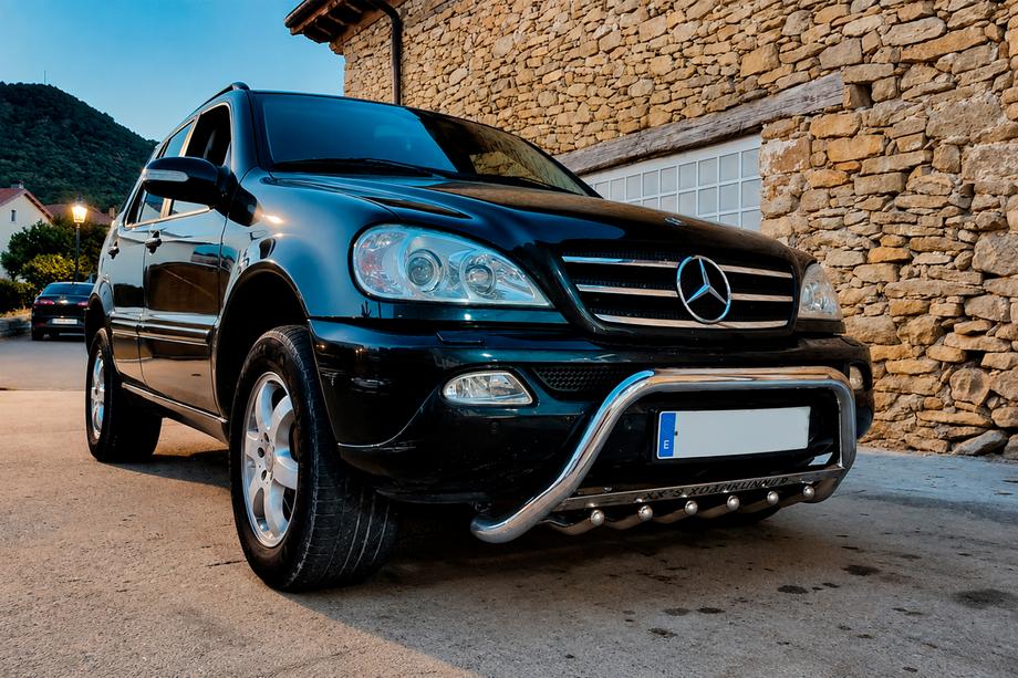 Mercedes ML W163 1997–2005 Frontbåge WT004 (rostfritt) Foto 1