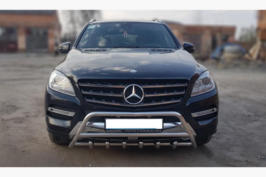 Mercedes GLE/ML class W166 2011–2018 Frontbåge WT003 (rostfritt stål) Image