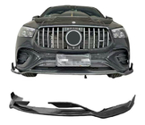 Mercedes GLE W167 2018– Frontläpp Lip till främre stötfångare (för GLE53/AMG-Line 2023-2026, kolfiber) foto 1