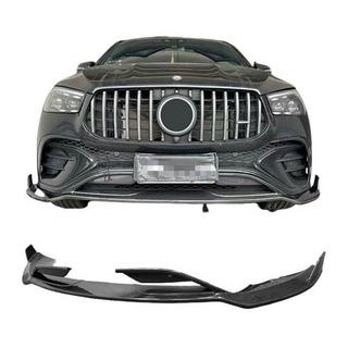 Frontläpp Lip till främre stötfångare (för GLE53/AMG-Line 2023-2026, kolfiber)