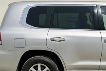 Lexus LX570/450d 2008–2022 Komplett fönsterinramning Design 2025 (2008-2015, rostfritt stål) foto 2