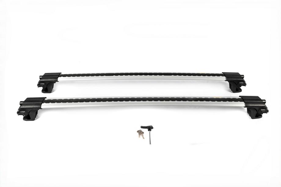 Nissan Pathfinder R51 2005–2014 Takräckesbågar för takrails Turtle (2 st) Foto 1