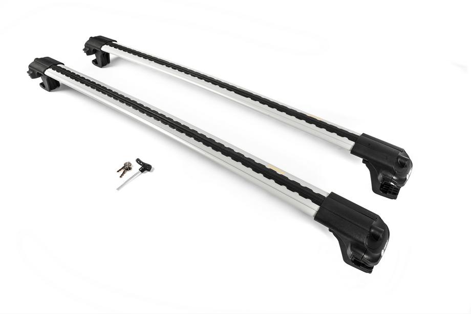 Nissan Pathfinder R51 2005–2014 Takräckesbågar för takrails Turtle (2 st) Foto 2