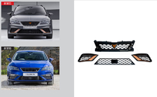 Seat Leon 2013–2020 Cupra R grillset (För 2017-2020 FR) foto 1