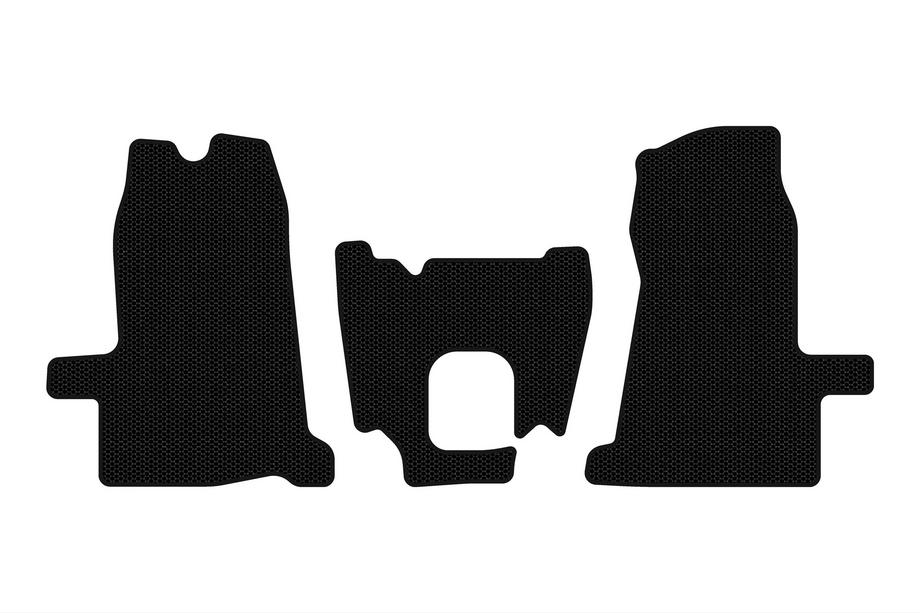 Ford Transit 2000–2014 Gummimattor Carsuit (2000-2006, 1+1, manuell växellåda, svarta) Image