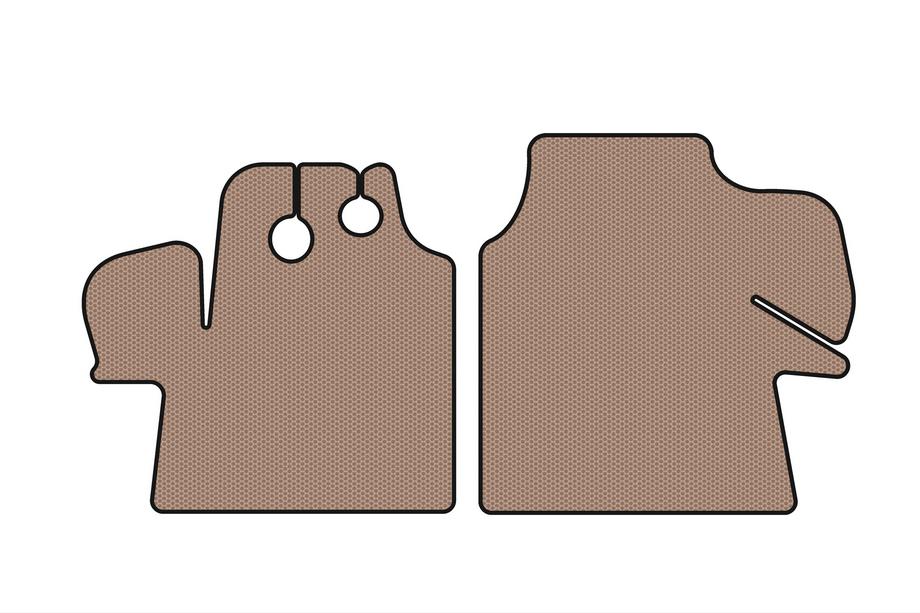 Fiat Ducato 1995–2006 Carsuit gummimattor (2002-2006, beige) Image