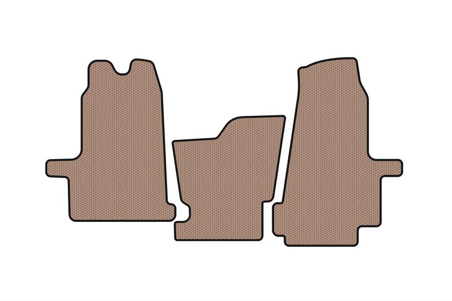 Ford Transit 2000–2014 Gummimattor Carsuit (2000-2006, automatlåda, beige) Image