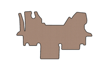 Renault Master 1998–2010 Gummimattor Carsuit (2003-2010, beige) foto 1