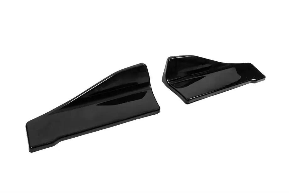 Universella flap sidokjolsförlängare typ-C (2 st, blanksvart, ABS-plast) Foto 4