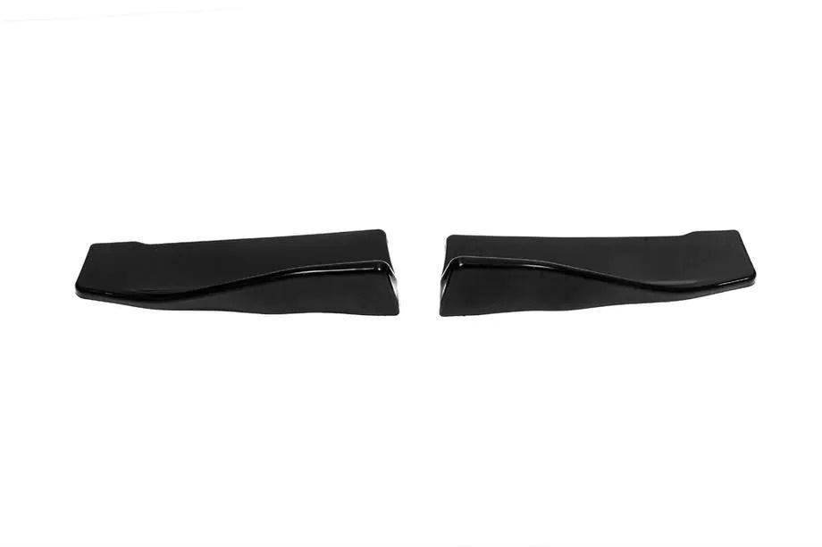 Universella flap sidokjolsförlängare typ-C (2 st, blanksvart, ABS-plast) Foto 8