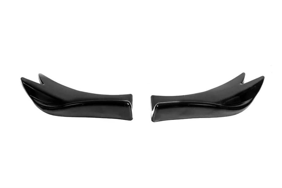 Universella flap sidokjolsförlängare typ F (2 st, svart högglans, ABS-plast) Foto 7