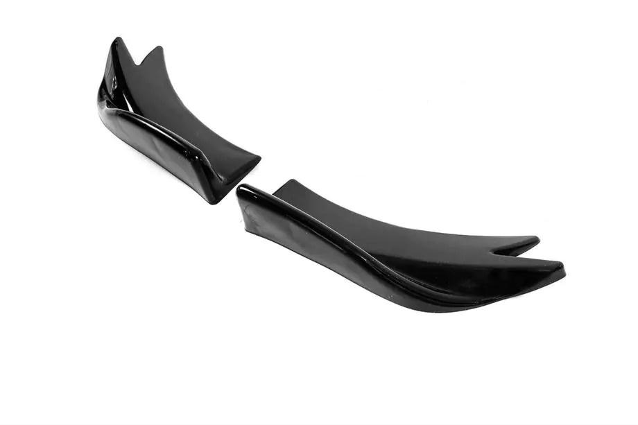 Universella flap sidokjolsförlängare typ F (2 st, svart högglans, ABS-plast) Foto 8