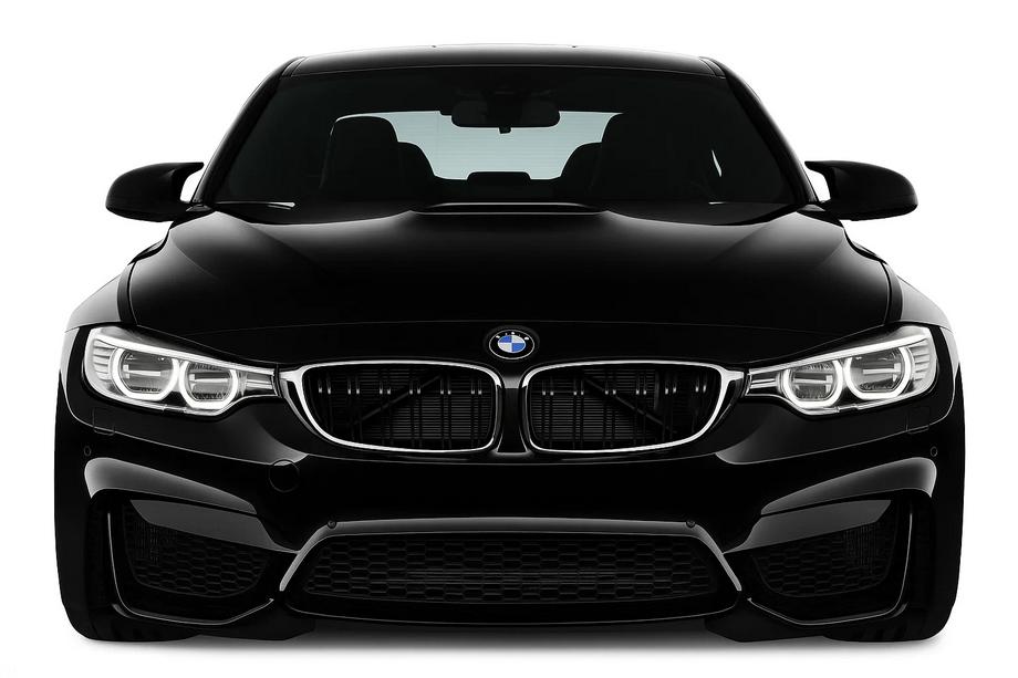 BMW 3-serien F30/F31 2012–2019 M-Look njurgaller (för F80, svart högglans med kromkant) Foto 1