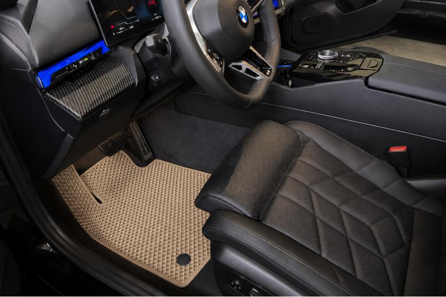BMW 5/i5-serie G60/G60E/G61 2023– EVA bilmattor (för G60/61, beige) Image