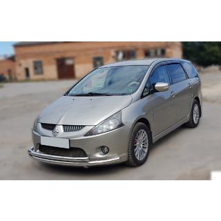 Främre frontbåge ST014 (rostfritt) Mitsubishi Grandis 2003–2011 foto 2