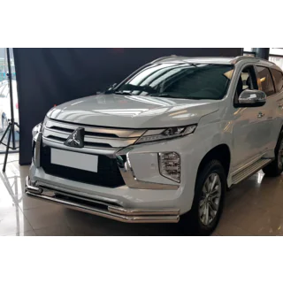 Frontbåge ST085 (2020+, rostfritt stål) Mitsubishi Pajero Sport 2015– foto 1