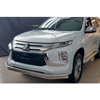 Frontbåge F3-60 (2020+, rostfri) Mitsubishi Pajero Sport 2015– foto 2