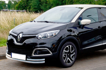Renault Captur 2013–2019 Främre frontbåge ST085 (rostfritt stål) foto 1