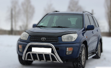 Toyota Rav 4 2001–2005 Främre frontbåge WT002 (rostfritt stål) foto 3