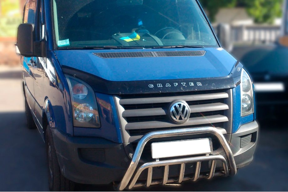 Volkswagen Crafter 2006–2016 Främre frontbåge WT002 (rostfritt stål) Foto 1