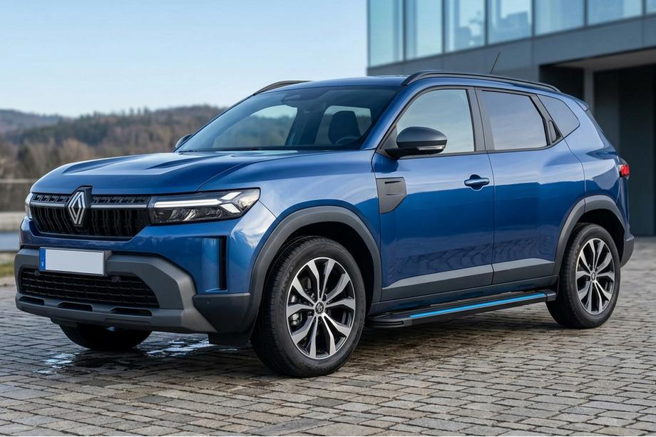 Renault Duster 2024– Sidosteg Maya Blue (2 st, aluminium) Image