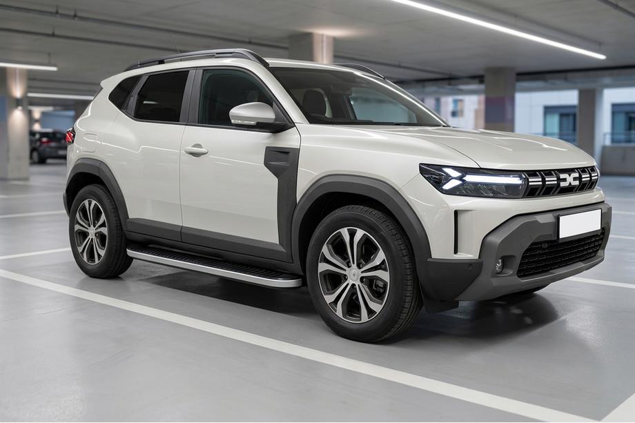 Renault Duster 2024– Sidosteg Tayga Grey V1 (2 st, aluminium) Image