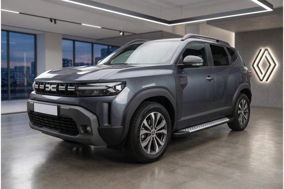 Renault Duster 2024– Sidosteg Allmond Grey (2 st, aluminium) Image