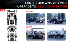 Mercedes S-class W222 2013–2022 Restylingkit för W223 AMG Line (med dörrhandtag och inlägg) foto 1