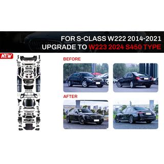 Restylingkit för W223 AMG Line (med dörrhandtag och inlägg)