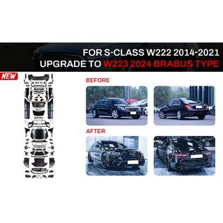 Facelift-kit för W223 BRB (med dörrhandtag och inlägg)