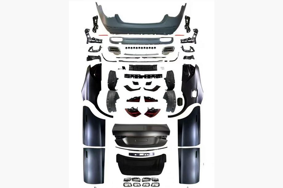 Mercedes S-class W222 2013–2022 Restyling-kit för W223 Maybach (med dörrhandtag och insatser) Foto 3
